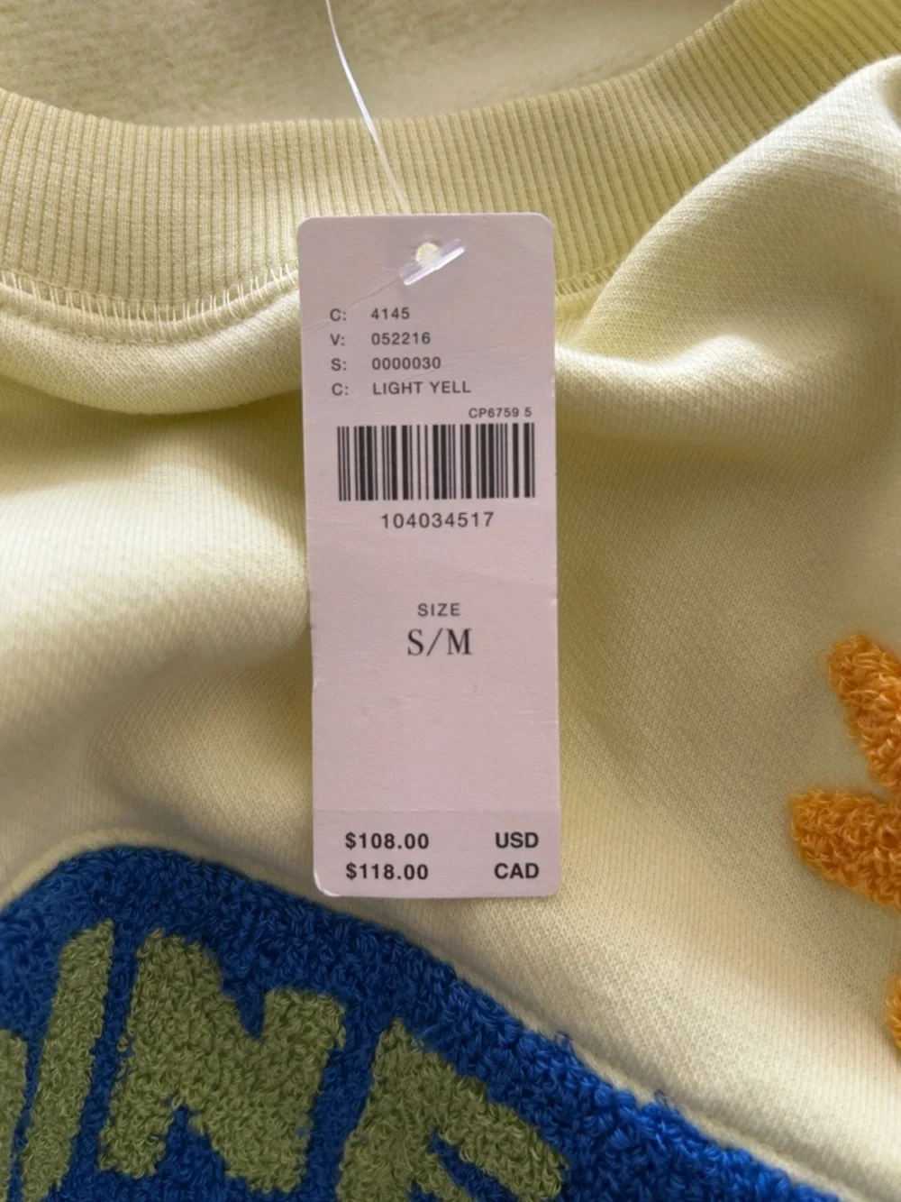 NWT Anthropologie Celandine Surf Camp Graphic Sweatshirt - Picture 12 of 12